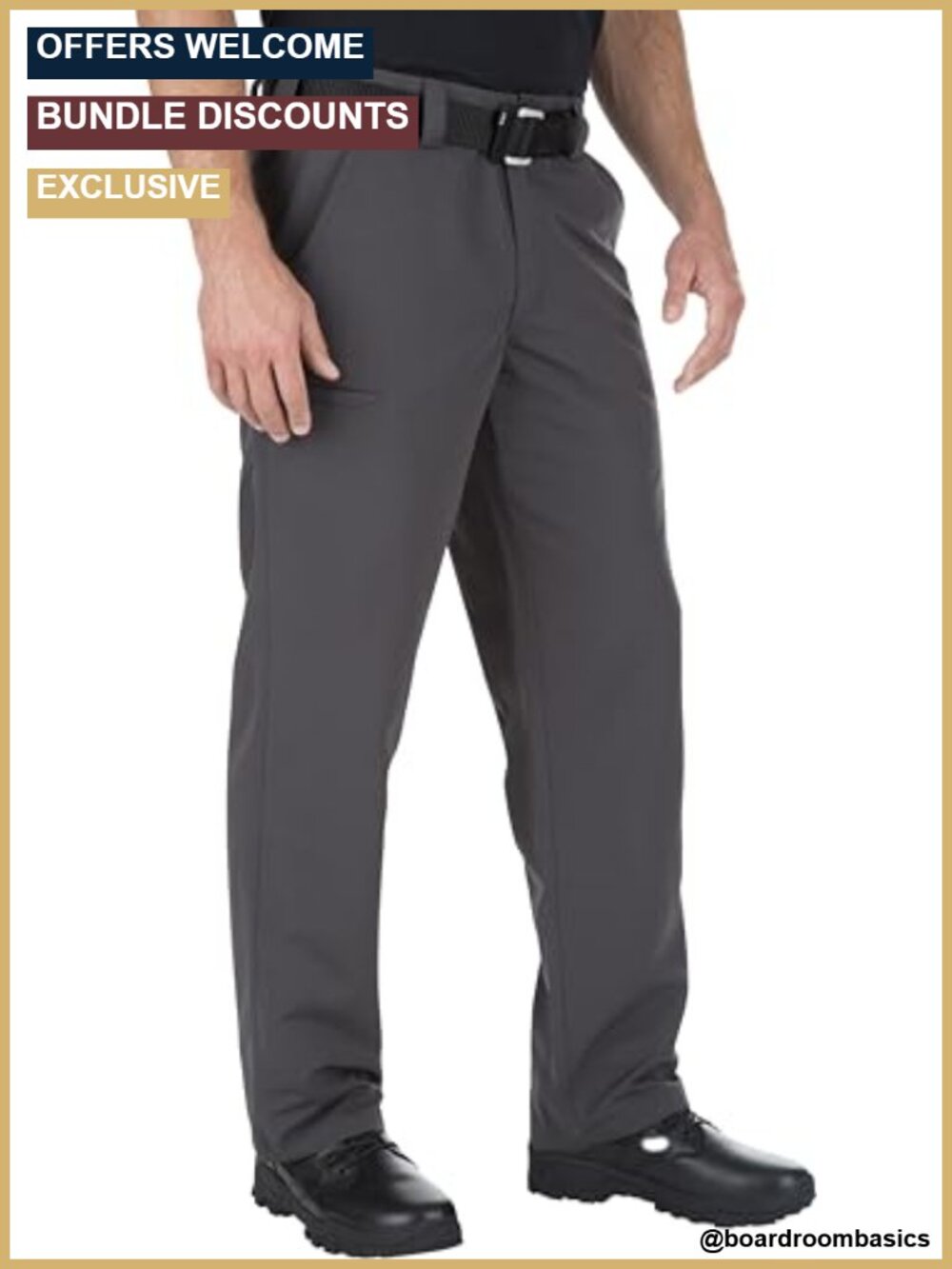 Men's Lightweight Ripstop Tactical Work Pants Utility Pockets